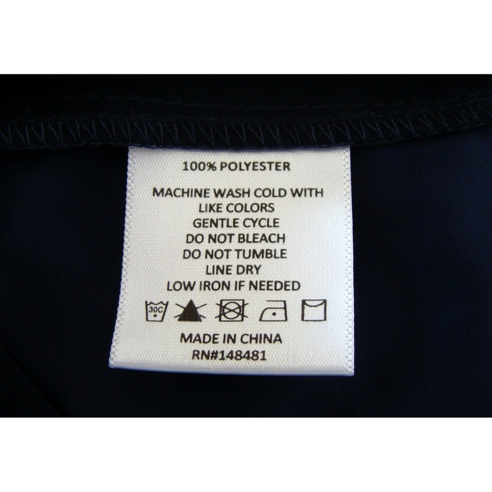 AVA & AIDEN WOMENS NAVY BLUE SARONG / WRAP DRESS SIZE 10  A121 - Picture 7 of 7